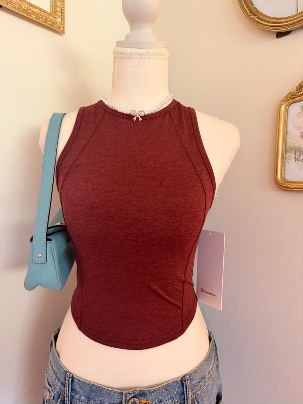 lululemon athletica Women's Ribbed High-Neck Tank
